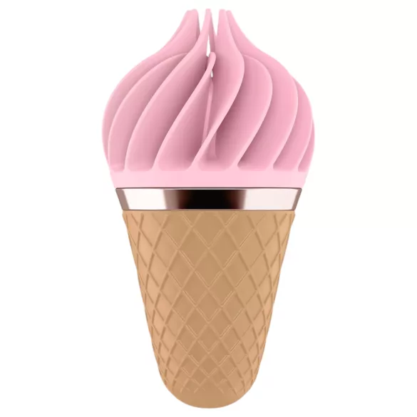 Satisfyer Sweet Treat - clitorisstimulator met rotatie - oplaadbaar - roze/bruin