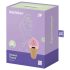 Satisfyer Sweet Treat - oplaadbare, roterende clitoris vibrator (roze-bruin)