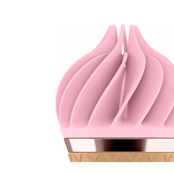 Satisfyer Sweet Treat - clitorisstimulator met rotatie - oplaadbaar - roze/bruin
