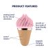 Satisfyer Sweet Treat - oplaadbare, roterende clitoris vibrator (roze-bruin)
