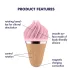 Satisfyer Sweet Treat - clitorisstimulator met rotatie - oplaadbaar - roze/bruin