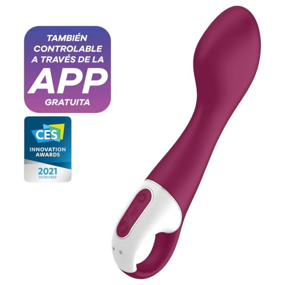 Satisfyer Hot Spot - G-spot vibrator - verwarming - oplaadbaar - rood