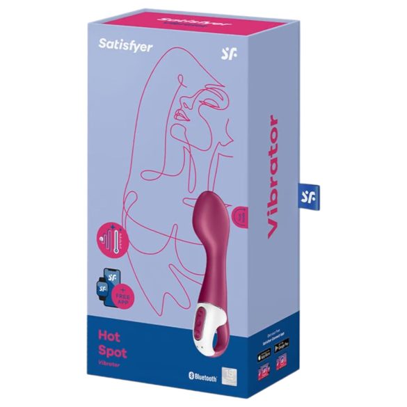 Satisfyer Hot Spot - G-spot vibrator - verwarming - oplaadbaar - rood