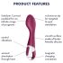 Satisfyer Hot Spot - G-spot vibrator - verwarming - oplaadbaar - rood