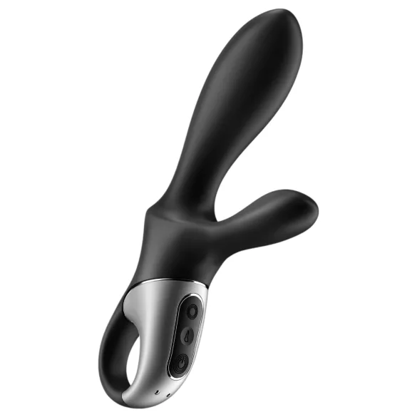 Satisfyer Heat Climax+ - anale vibrator - verwarmend - zwart