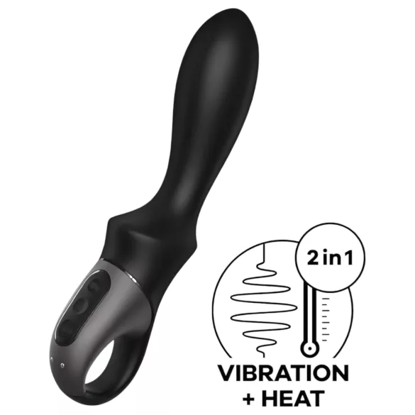 Satisfyer Heat Climax - App-gestuurde verwarmende anaalvibrator (zwart)