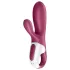 Satisfyer Hot Bunny - App-gestuurde verwarmde clitoristril­lor met oortjes (rood)