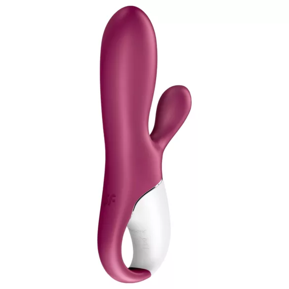Satisfyer Hot Bunny - App-gestuurde verwarmde clitoristril­lor met oortjes (rood)
