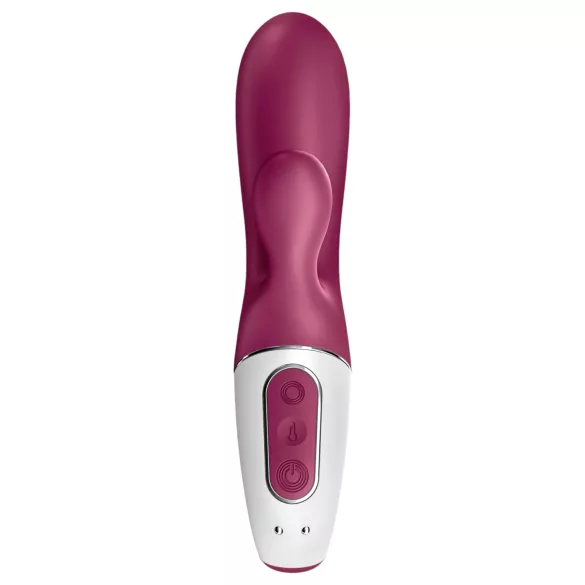 Satisfyer Hot Bunny - App-gestuurde verwarmde clitoristril­lor met oortjes (rood)