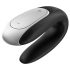 Satisfyer Double Fun - slimme, waterdichte duo-vibrator (zwart)