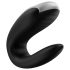 Satisfyer Double Fun - slimme, waterdichte duo-vibrator (zwart)
