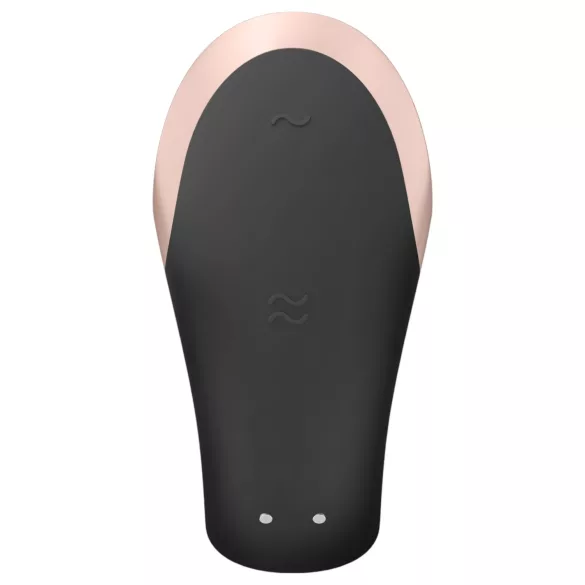 Satisfyer Double Love - koppel vibrator - app bestuurbaar - zwart