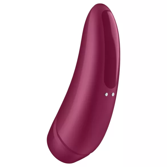 Satisfyer Curvy 1+ - luchtdruk clitorisstimulator - app bestuurbaar - rood