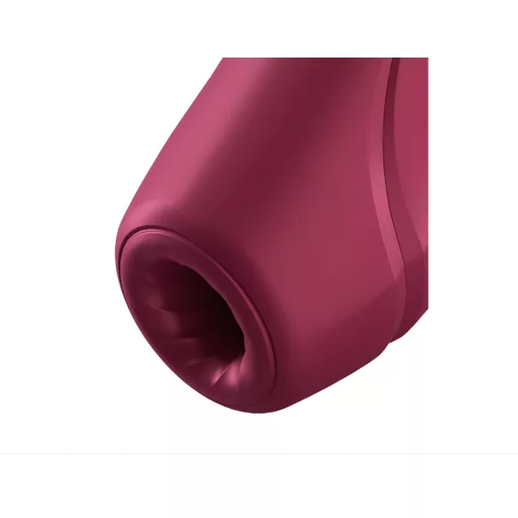 Satisfyer Curvy 1+ - luchtdruk clitorisstimulator - app bestuurbaar - rood