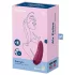 Satisfyer Curvy 1+ - luchtdruk clitorisstimulator - app bestuurbaar - rood
