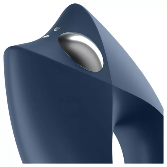 Satisfyer Royal One - vibrerende penisring - bluetooth - blauw