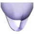 Satisfyer Feel Confident - menstruatiecup set - siliconen - paars