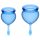 Satisfyer Feel Good - Menstruatie Cup Set (blauw) - 2 stks.