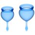 Satisfyer Feel Good - Menstruatie Cup Set (blauw) - 2 stks.
