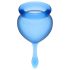 Satisfyer Feel Good - Menstruatie Cup Set (blauw) - 2 stks.