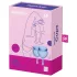 Satisfyer Feel Good - siliconen menstruatiecup-set (blauw, 2 stuks)