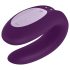 Satisfyer Double Joy - slimme, waterdichte paarvibrator (paars)