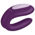 Satisfyer Double Joy - slimme, waterdichte paarvibrator (paars)