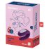 Satisfyer Double Joy - slimme, waterdichte paarvibrator (paars)