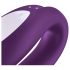 Satisfyer Double Joy - slimme, waterdichte paarvibrator (paars)