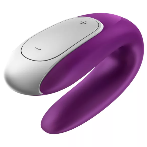 Satisfyer Double Fun - App-gestuurde koppelvibrator (paars)