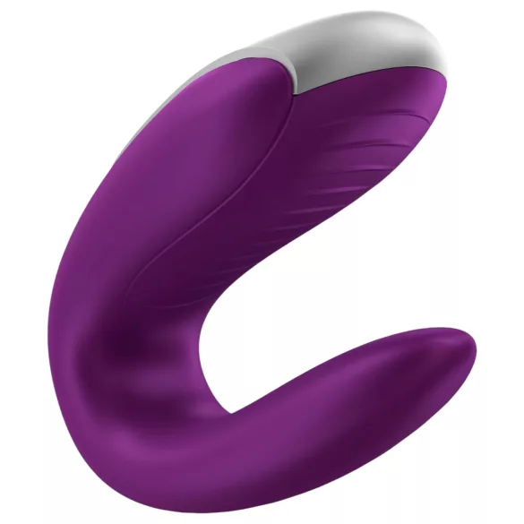 Satisfyer Double Fun - App-gestuurde koppelvibrator (paars)
