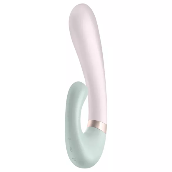 Satisfyer Heat Wave - App-gestuurde verwarmende vibrator (mint)