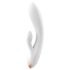Satisfyer Double Flex - slimme clitorisstimulator met dubbele arm (wit)