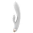 Satisfyer Double Flex - App-gestuurde vibrator met clitorisstimulator (wit)