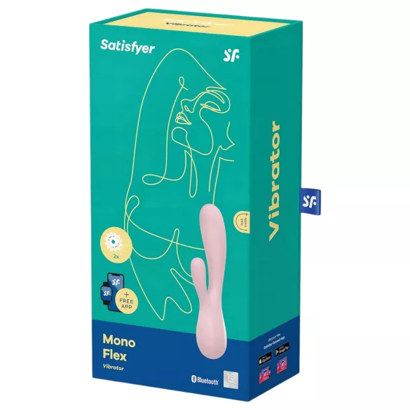 Satisfyer Mono Flex - App-gestuurde vibrator (roze)