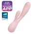 Satisfyer Mono Flex - slimme, waterdichte vibrator (roze)