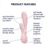 Satisfyer Mono Flex - slimme, waterdichte vibrator (roze)