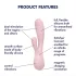 Satisfyer Mono Flex - App-gestuurde vibrator (roze)