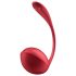 Satisfyer Shiny Petal - Rood vibrerend eitje met afstandsbediening