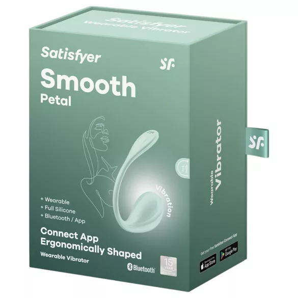 Satisfyer - vibrator ei met app - draadloos oplaadbaar - groen