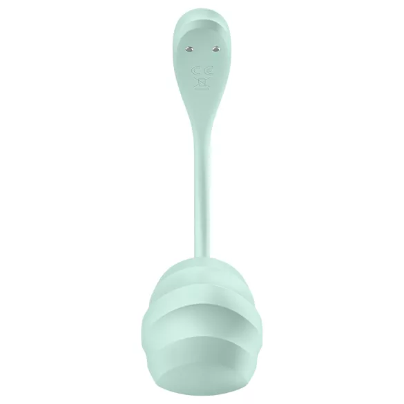 Satisfyer - vibrator ei met app - draadloos oplaadbaar - groen