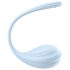 Satisfyer Smooth Petal - slim smart ei-vibrator (blauw)