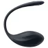 Satisfyer Ribbed Petal - draagbaar vibrerend eitje met afstandsbediening (zwart)