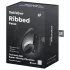 Satisfyer Ribbed Petal - draagbaar vibrerend eitje met afstandsbediening (zwart)