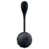 Satisfyer Ribbed Petal - draagbaar vibrerend eitje met afstandsbediening (zwart)
