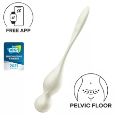 Satisfyer Love Birds 1 - slimme vibrerende geishabal - wit