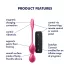 Satisfyer Love Birds 2 - slimme vibrerende kegelbal - roze