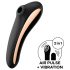 Satisfyer Dual Kiss - oplaadbare vaginale en clitoris vibrator (zwart)