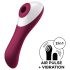 Satisfyer Dual Crush - vibrator voor vagina en clitoris - oplaadbaar - rood