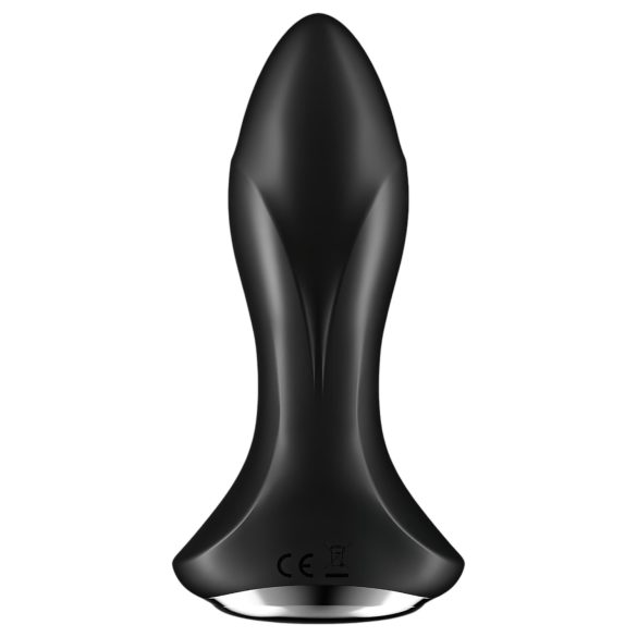 Satisfyer Rotator Plug 1 - anale vibrator met kralen - siliconen - zwart